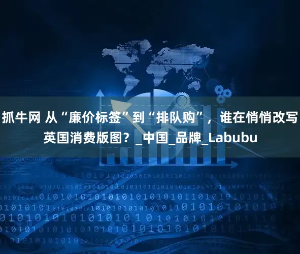 抓牛网 从“廉价标签”到“排队购”，谁在悄悄改写英国消费版图？_中国_品牌_Labubu